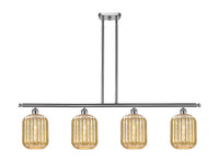 Preston Cylinder 48-Inch 4-Light Stem-Hung Island Light 12.25-Inch High