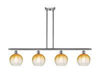 Brookhaven Globe 48-Inch 4-Light Stem-Hung Island Light 10.625-Inch High