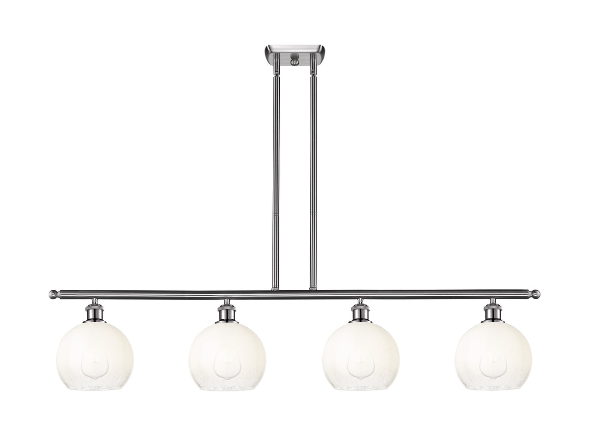 Brookhaven Globe 48-Inch 4-Light Stem-Hung Island Light 10.625-Inch High