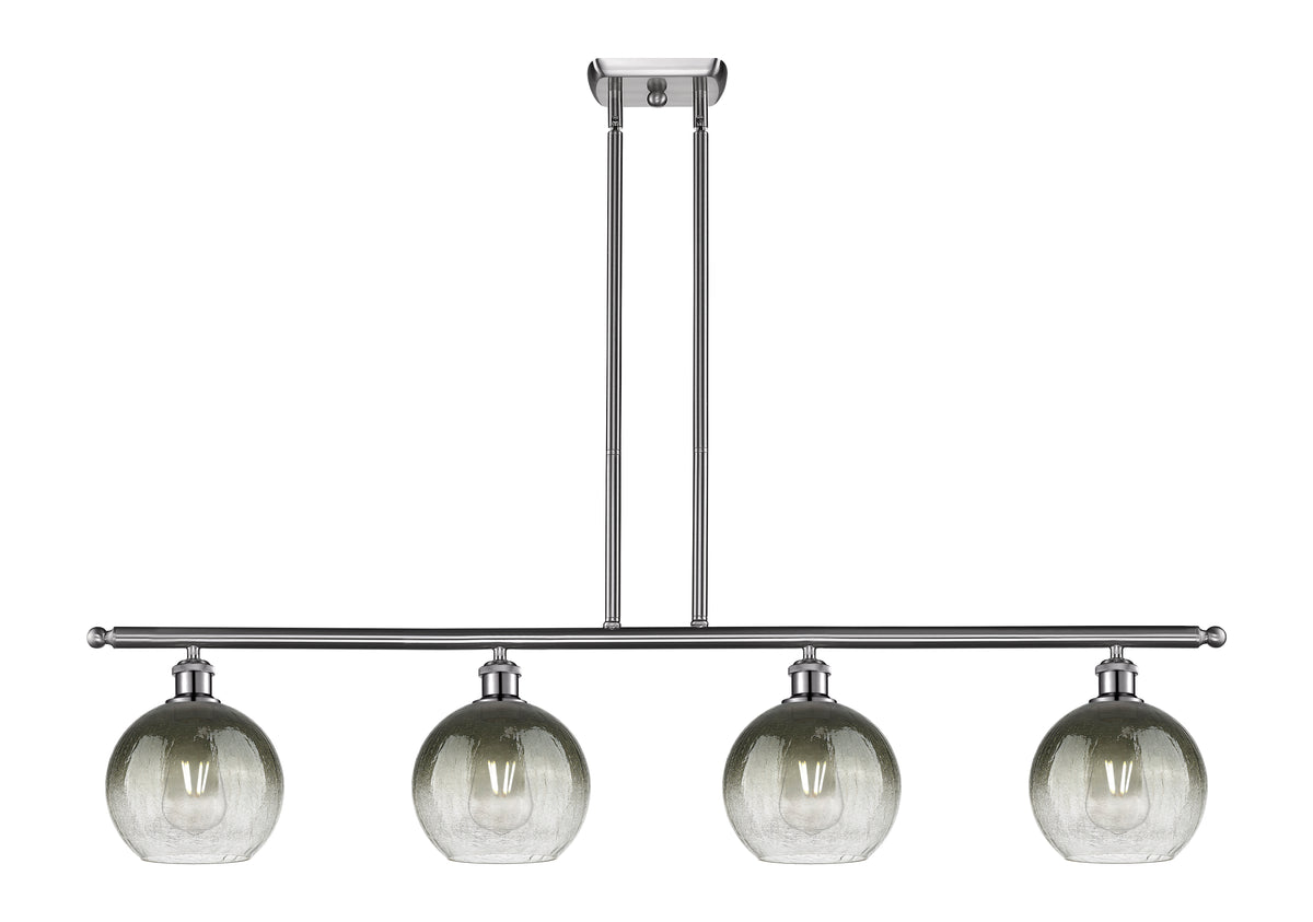 Brookhaven Globe 48-Inch 4-Light Stem-Hung Island Light 10.625-Inch High