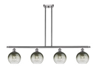 Brookhaven Globe 48-Inch 4-Light Stem-Hung Island Light 10.625-Inch High