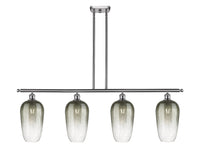 Brookhaven Flute 48-Inch 4-Light Stem-Hung Island Light