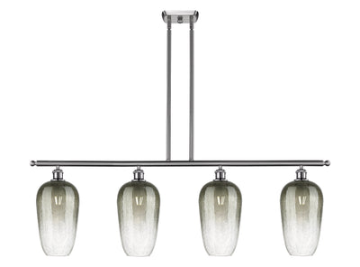 Ballston Island Light Cast Brass Glass Steel