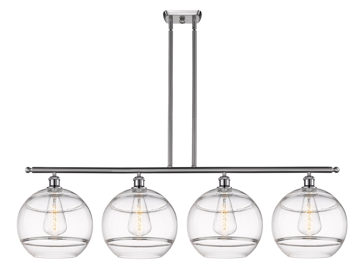 Rochester 50-Inch 4-Light Stem-Hung Island Light 13.875-Inch High