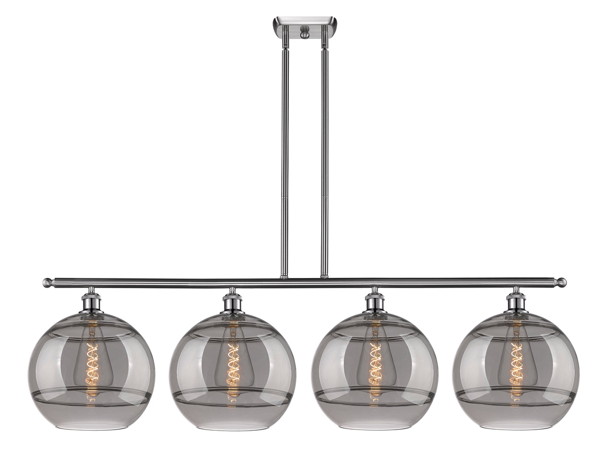 Rochester 50-Inch 4-Light Stem-Hung Island Light 13.875-Inch High