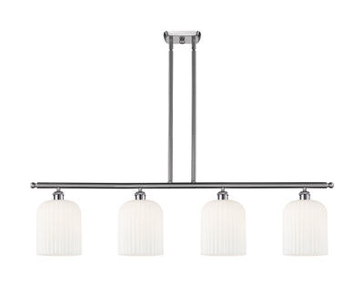 Ballston Island Light Cast Brass Glass