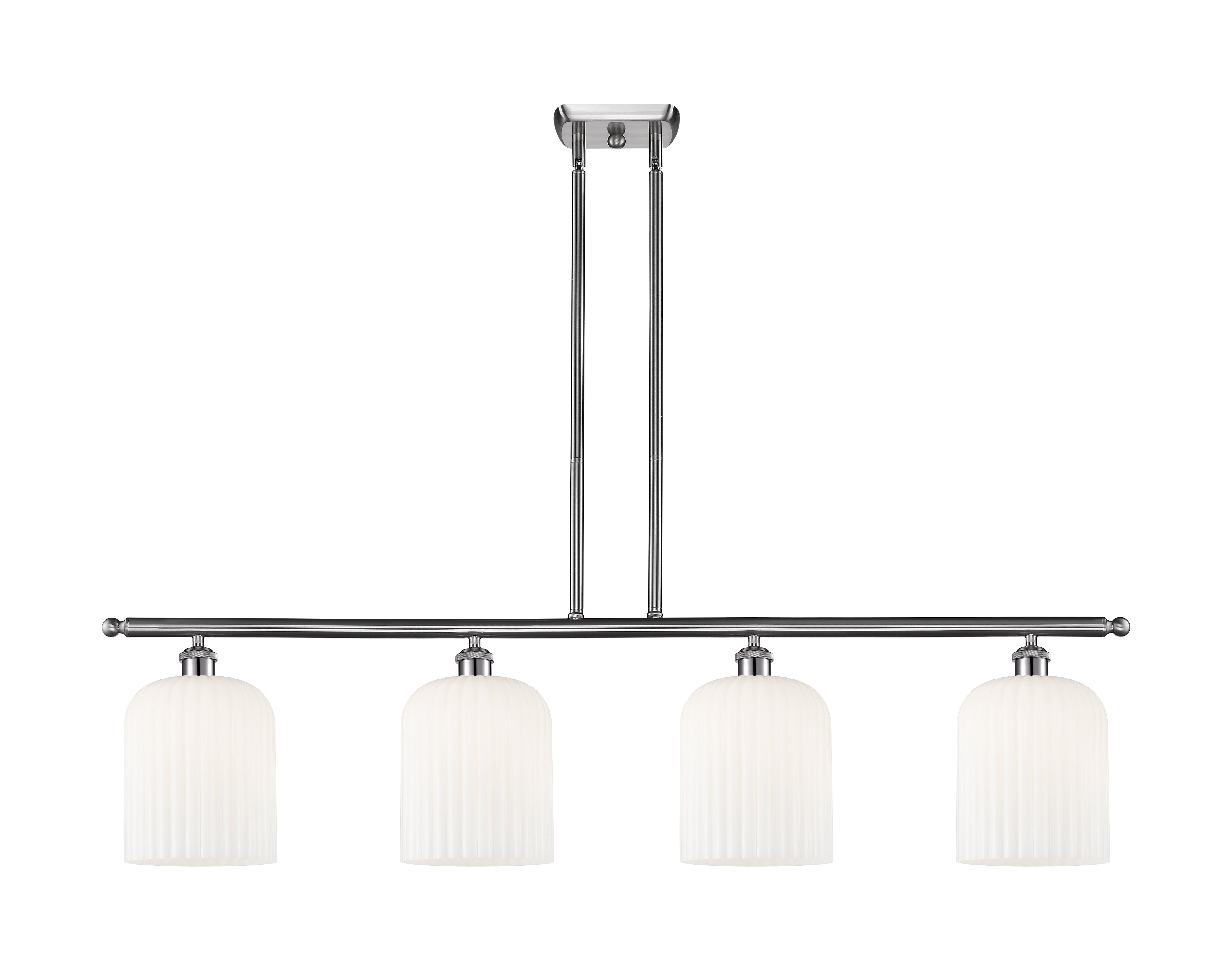 Ballston Island Light Cast Brass Glass