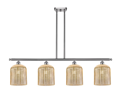 Ballston Island Light Cast Brass Glass