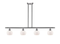 Fenton 48-Inch 4-Light Stem-Hung Island Light with LED Bulbs