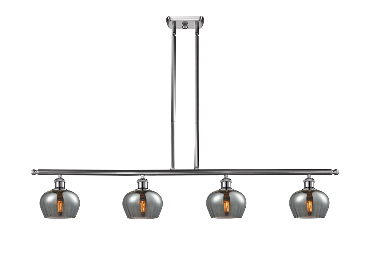 Fenton 48-Inch 4-Light Stem-Hung Island Light with LED Bulbs