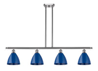 Plymouth 48-Inch 4-Light Stem-Hung Island Light with LED Bulbs 10-Inch High