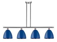 Plymouth 48-Inch 4-Light Stem-Hung Island Light with LED Bulbs 11.625-Inch High