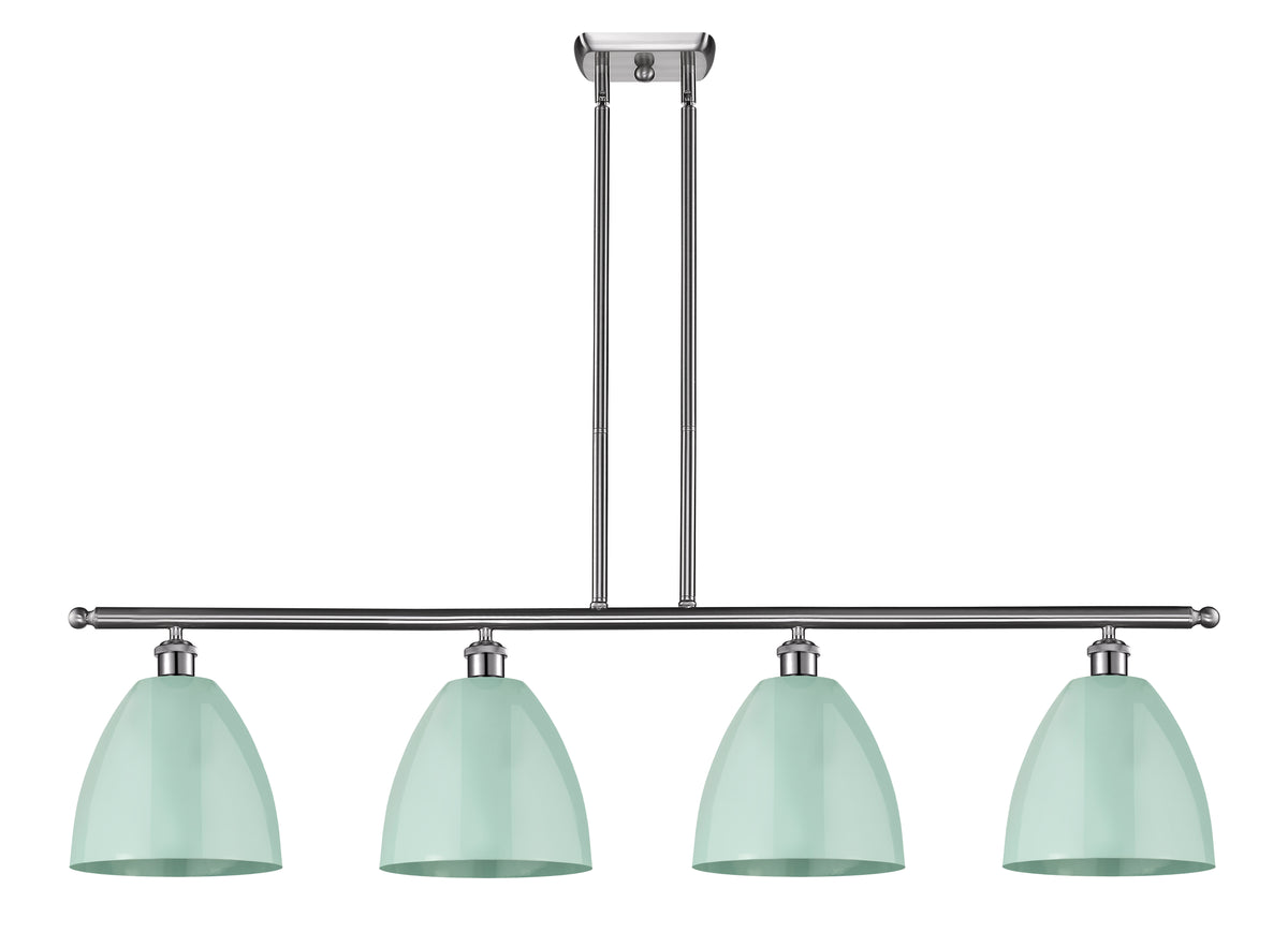 Plymouth 48-Inch 4-Light Stem-Hung Island Light with LED Bulbs 11.625-Inch High