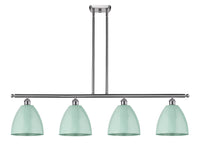 Plymouth 48-Inch 4-Light Stem-Hung Island Light with LED Bulbs 11.625-Inch High