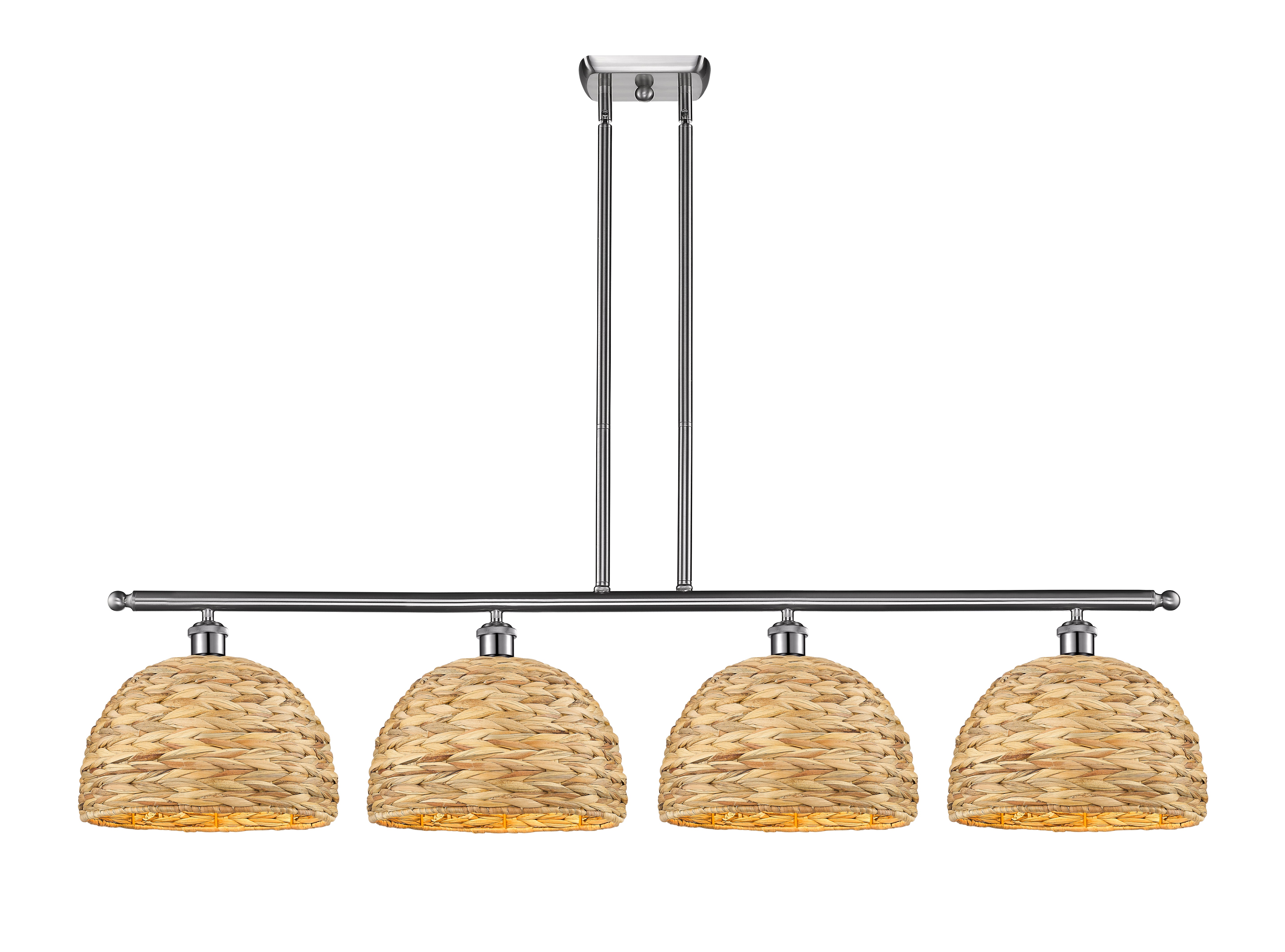Ballston Island Light Cast Brass Finish