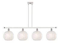 48-Inch 4-Light Stem-Hung Island Light 12.25-Inch High Sloped-Ceiling Compatible