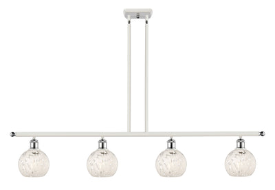Ballston Island Light Cast Brass Steel Glass