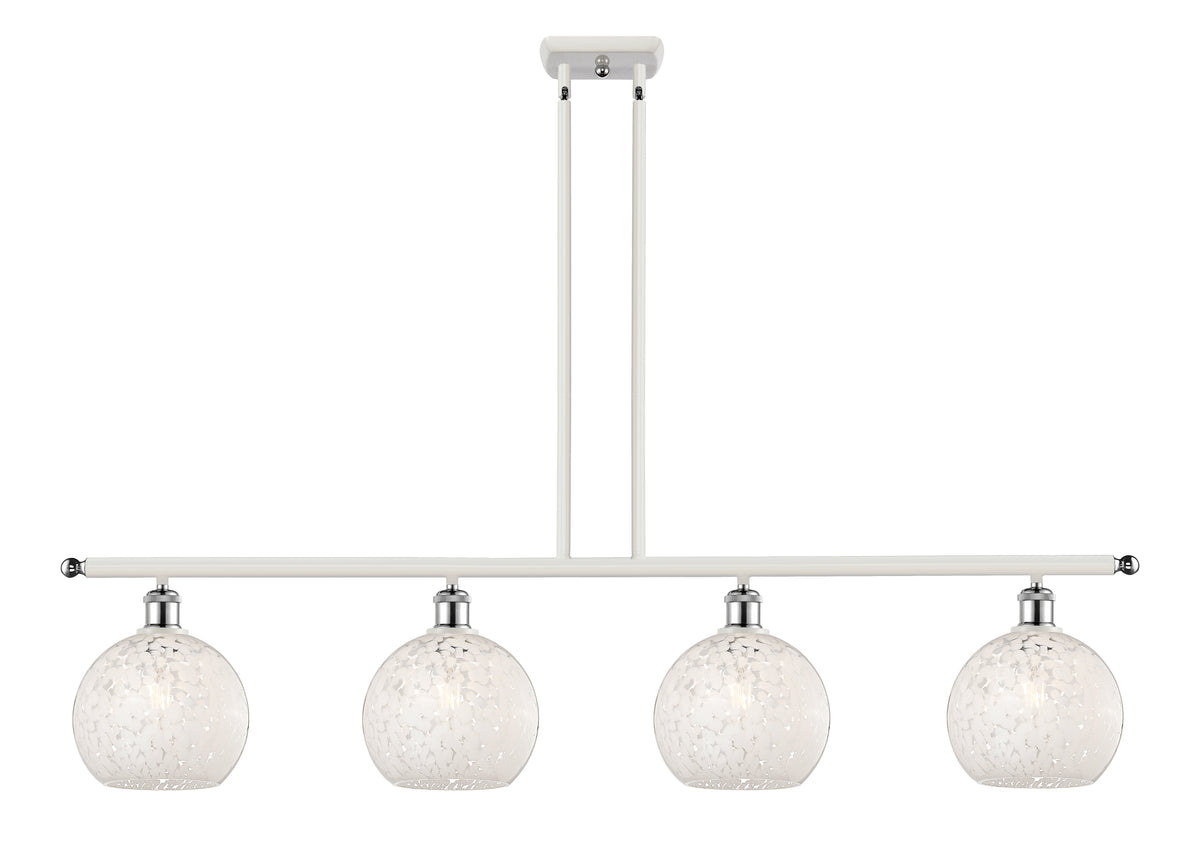 48-Inch 4-Light Stem-Hung Island Light 10.5-Inch High Dimmable