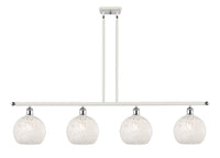 48-Inch 4-Light Stem-Hung Island Light 10.5-Inch High Dimmable