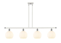 48-Inch 4-Light Stem-Hung Island Light 10.5-Inch High Sloped-Ceiling Compatible
