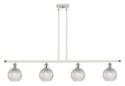 Ballston Island Light Cast Brass Steel Glass