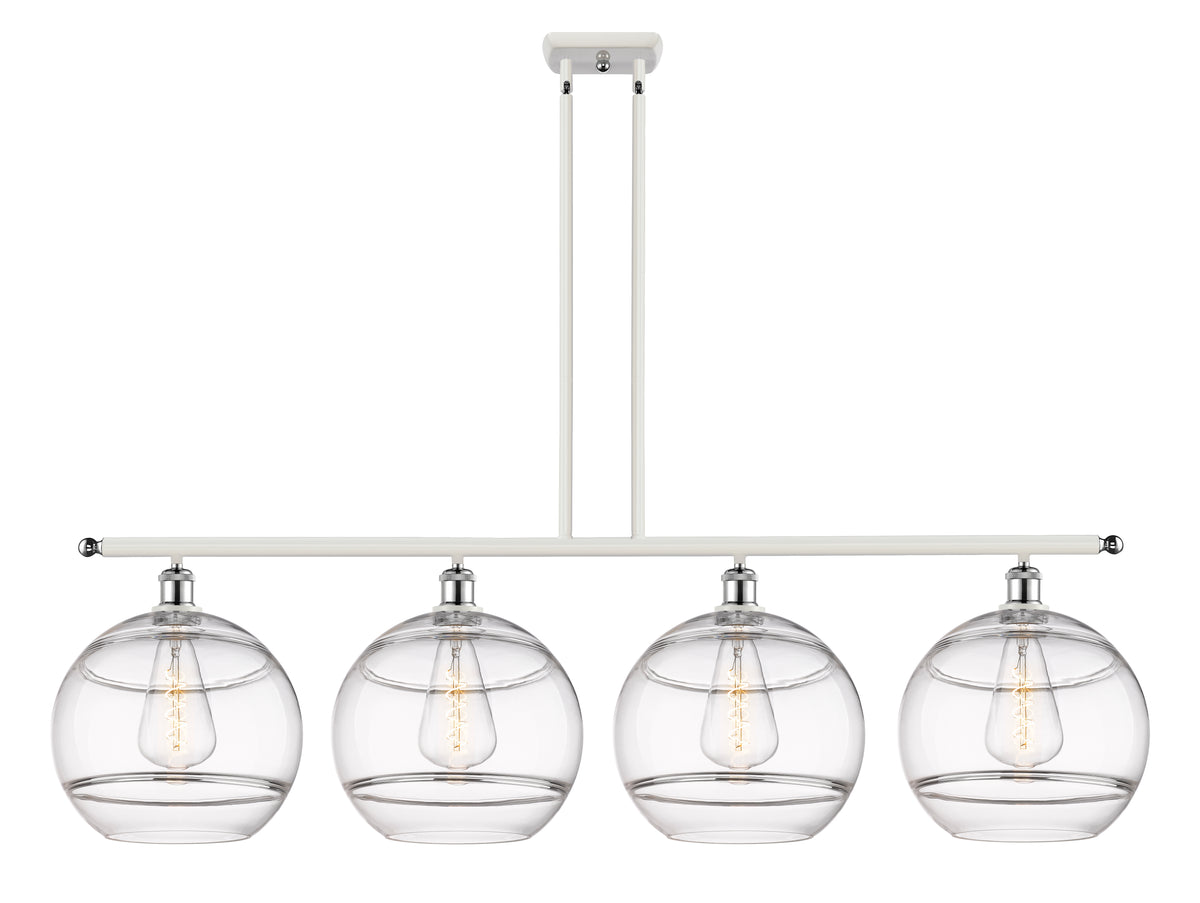 Rochester 50-Inch 4-Light Stem-Hung Island Light 13.875-Inch High