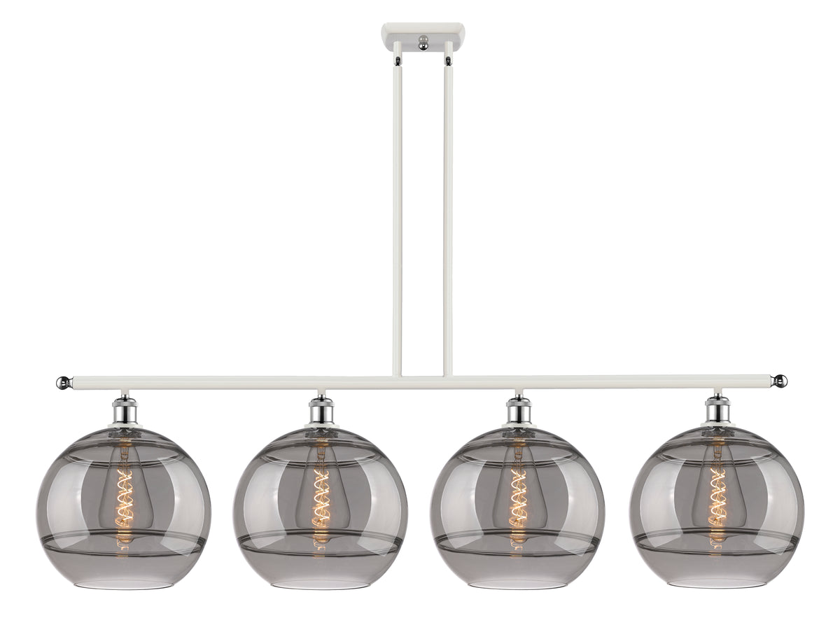 Rochester 50-Inch 4-Light Stem-Hung Island Light 13.875-Inch High