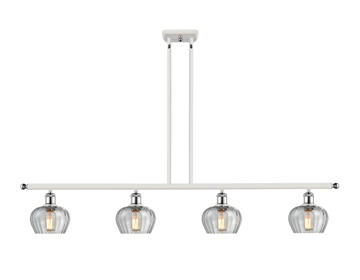 Fenton 48-Inch 4-Light Stem-Hung Island Light with LED Bulbs