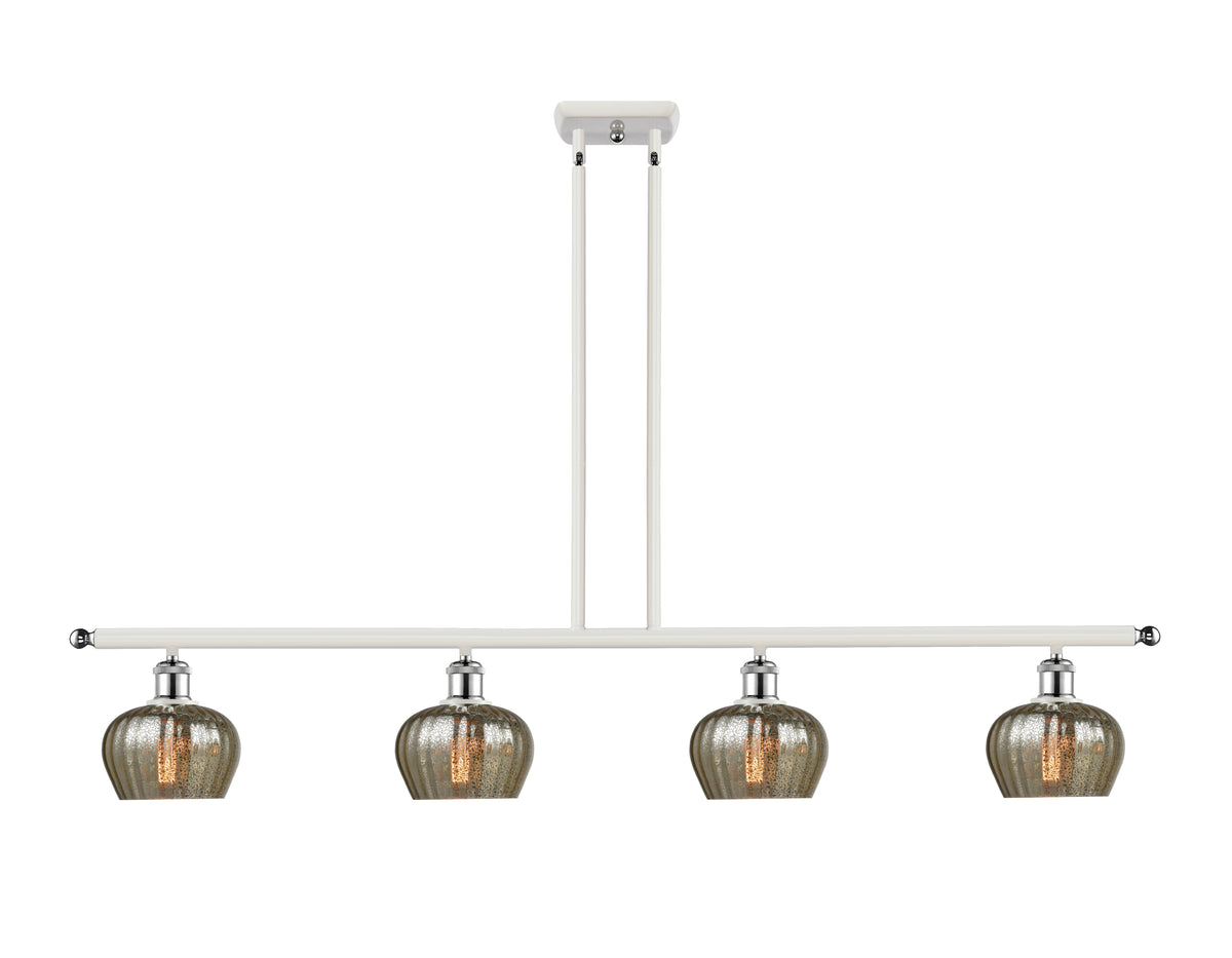 Fenton 48-Inch 4-Light Stem-Hung Island Light with LED Bulbs