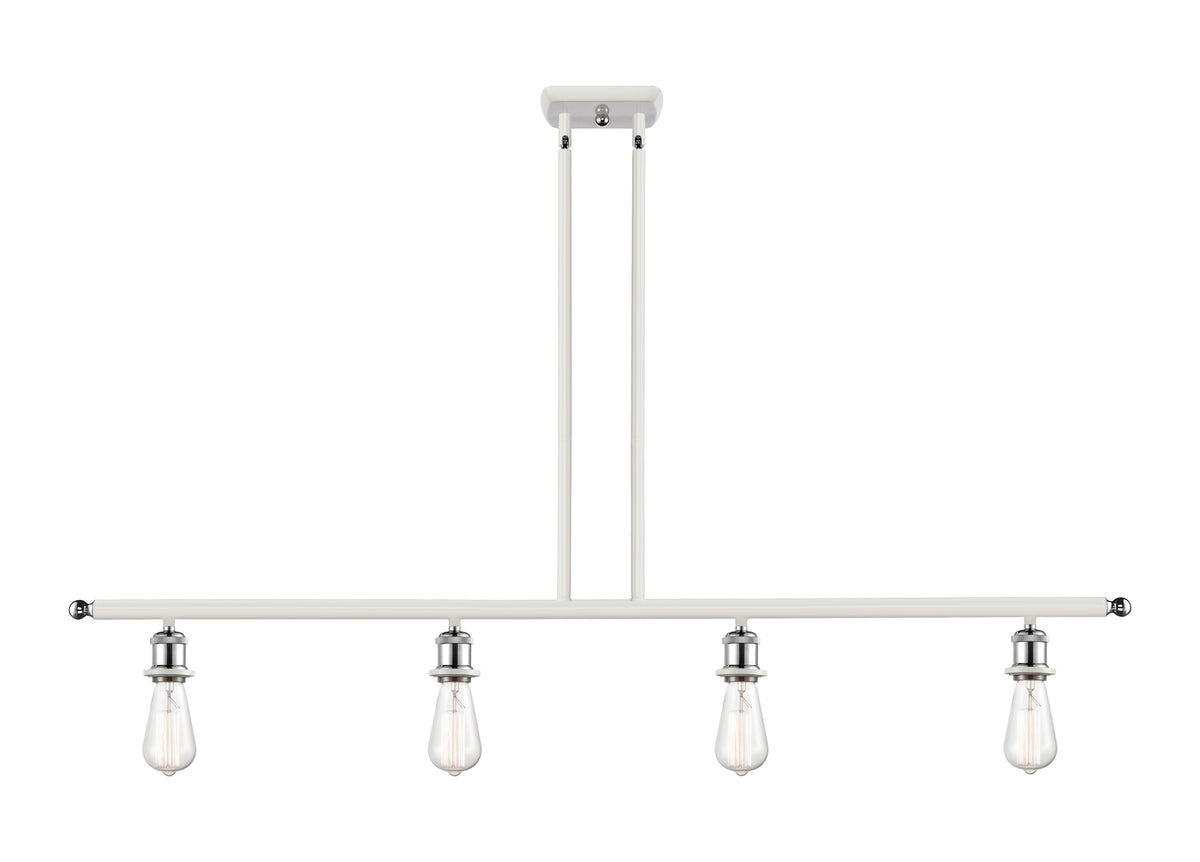 Plymouth 48-Inch 4-Light Stem-Hung Island Light with LED Bulbs 10-Inch High