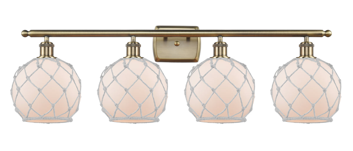 Farmhouse Rope 38-Inch 4-Light Bath Vanity Light