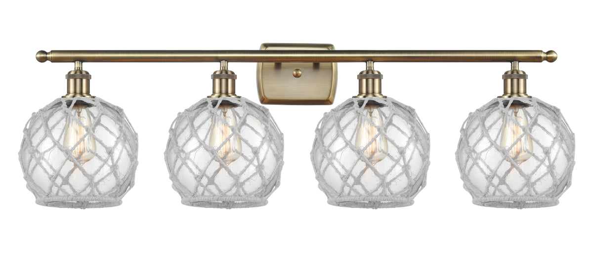 Farmhouse Rope 38-Inch 4-Light Bath Vanity Light