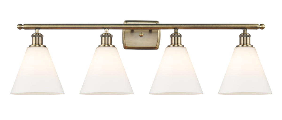 Berkshire Glass 38-Inch 4-Light Bath Vanity Light