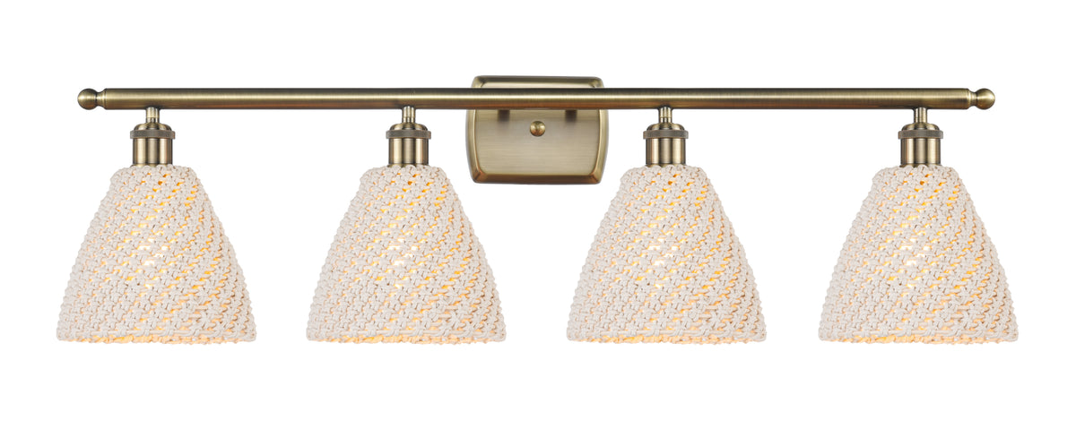 Bristol Natural 38-Inch 4-Light Bath Vanity Light