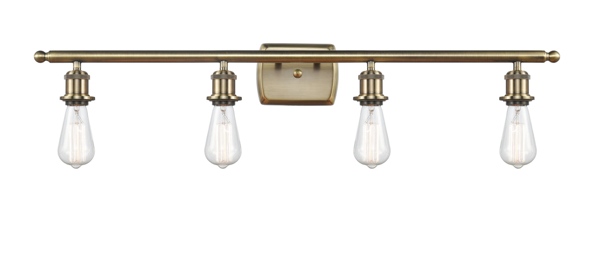 Bare Bulb 36-Inch 4-Light Bath Vanity Light