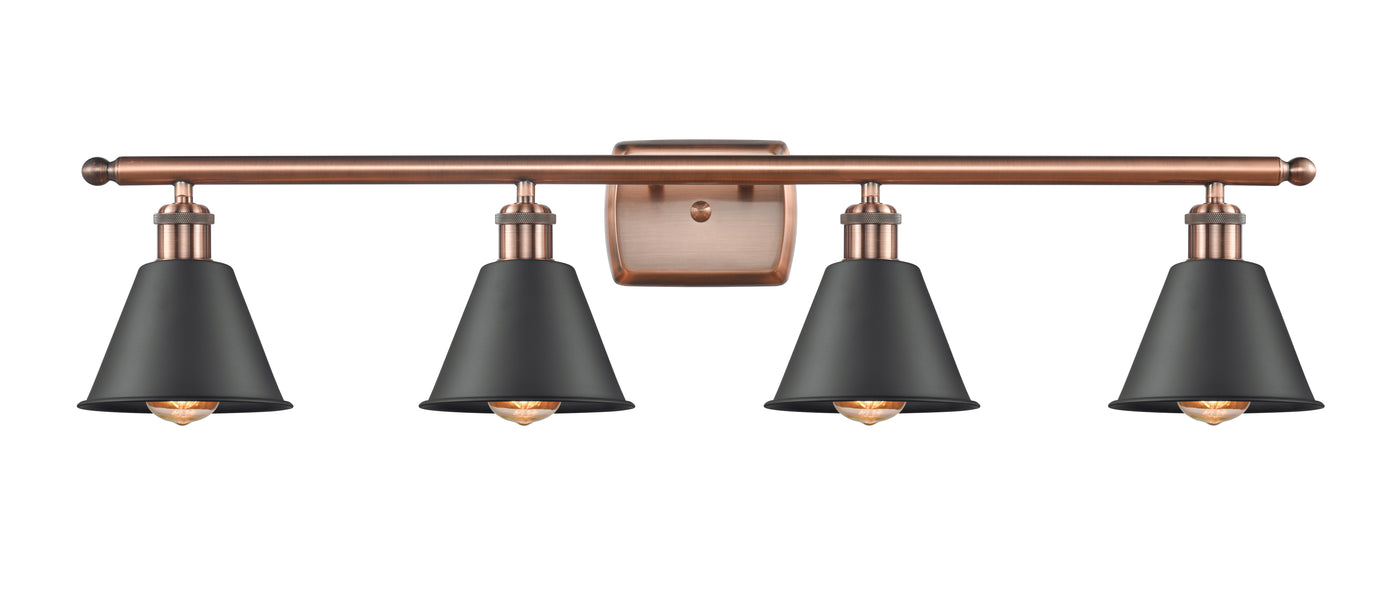 Ballston Industrial, Farmhouse, Restoration-Vintage Smithfield Bath Vanity Light