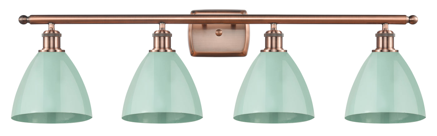 Ballston Industrial, Farmhouse, Restoration-Vintage Plymouth Bath Vanity Light