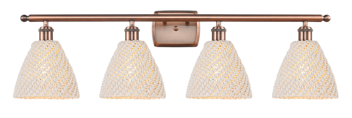 Bristol Natural 38-Inch 4-Light Bath Vanity Light