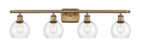 Ballston Vanity Light Cast Brass Finish