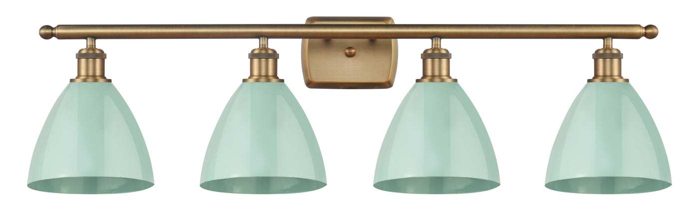 Ballston Industrial, Farmhouse, Restoration-Vintage Plymouth Bath Vanity Light