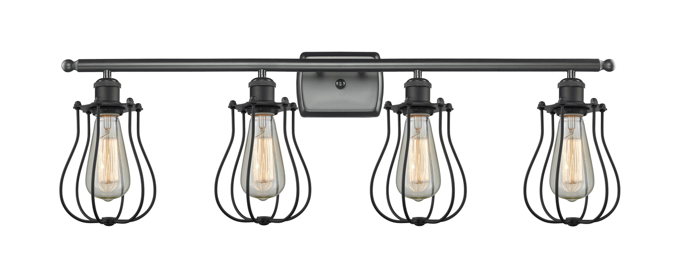 Ballston Industrial, Farmhouse, Restoration-Vintage, Traditional, Transitional  Muselet Bath Vanity Light