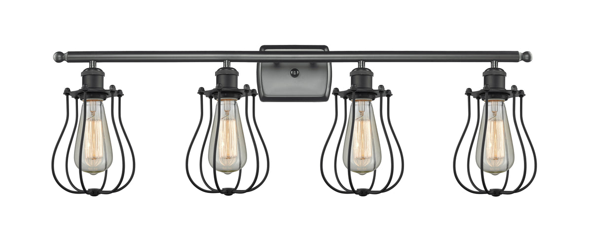 Muselet 36-Inch 4-Light Bath Vanity Light with LED Bulbs