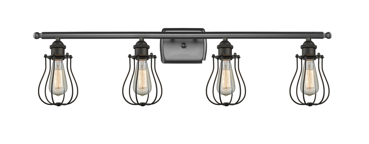 Ballston Industrial, Farmhouse, Restoration-Vintage, Traditional, Transitional  Muselet Bath Vanity Light