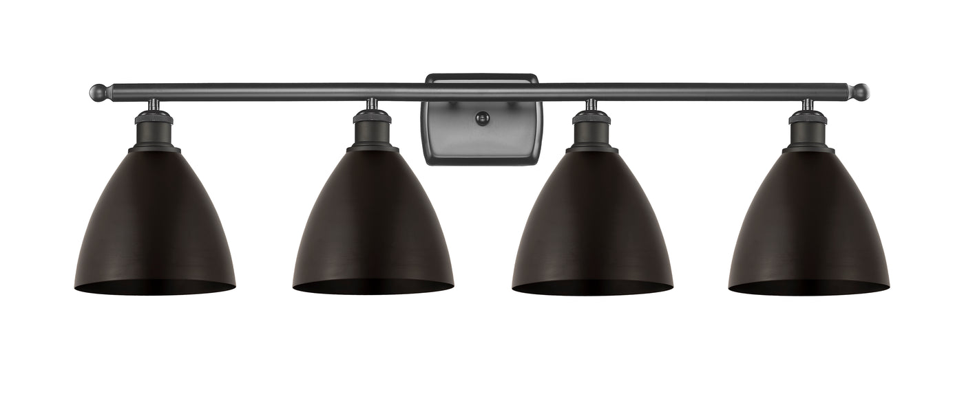 Ballston Industrial, Farmhouse, Restoration-Vintage Berkshire Metal Bath Vanity Light