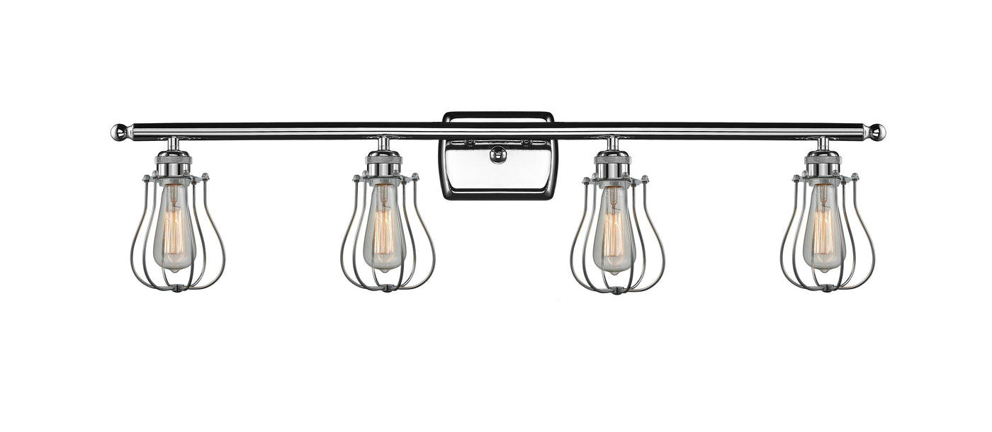 Austere Modern Contempo, Industrial, Restoration-Vintage Bleecker Bath Vanity Light