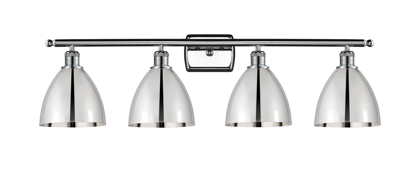 Ballston Industrial, Farmhouse, Restoration-Vintage Berkshire Metal Bath Vanity Light