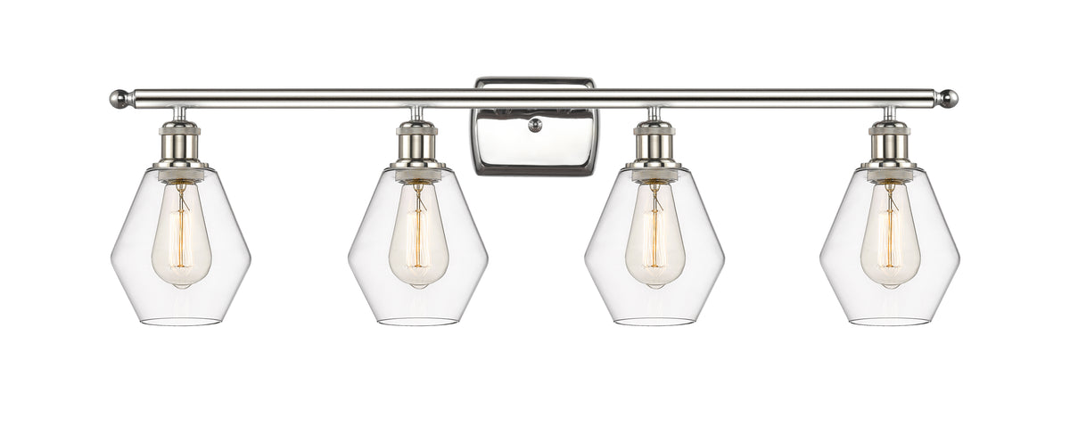 Cindyrella 36-Inch 4-Light Bath Vanity Light with LED Bulbs