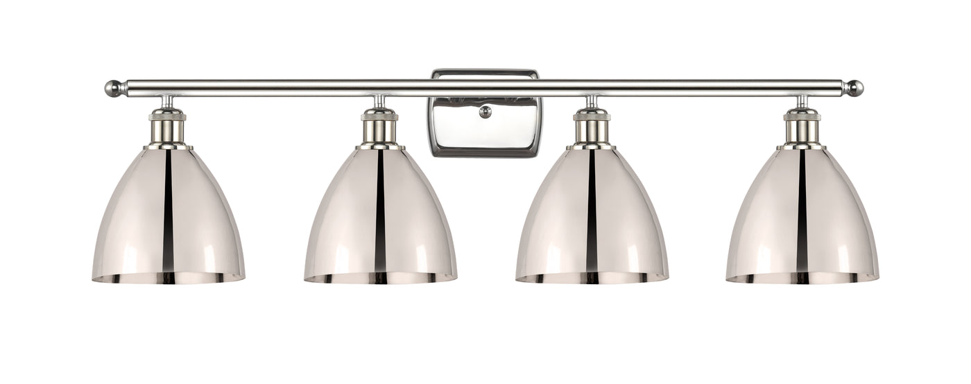 Ballston Industrial, Farmhouse, Restoration-Vintage Berkshire Metal Bath Vanity Light