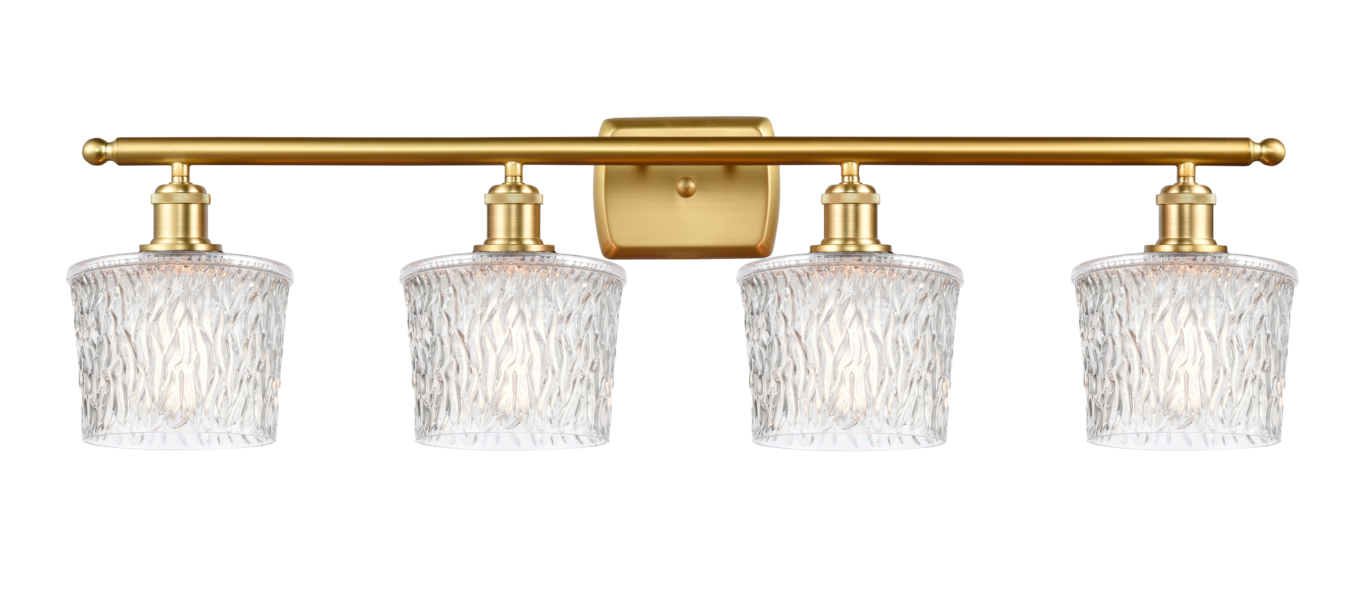 Ballston Bath Vanity Light Modern Glass Shade