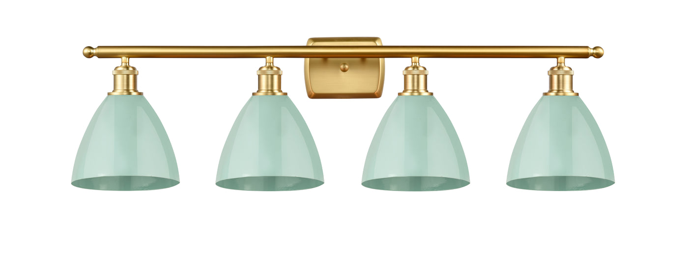 Ballston Industrial, Farmhouse, Restoration-Vintage Plymouth Bath Vanity Light